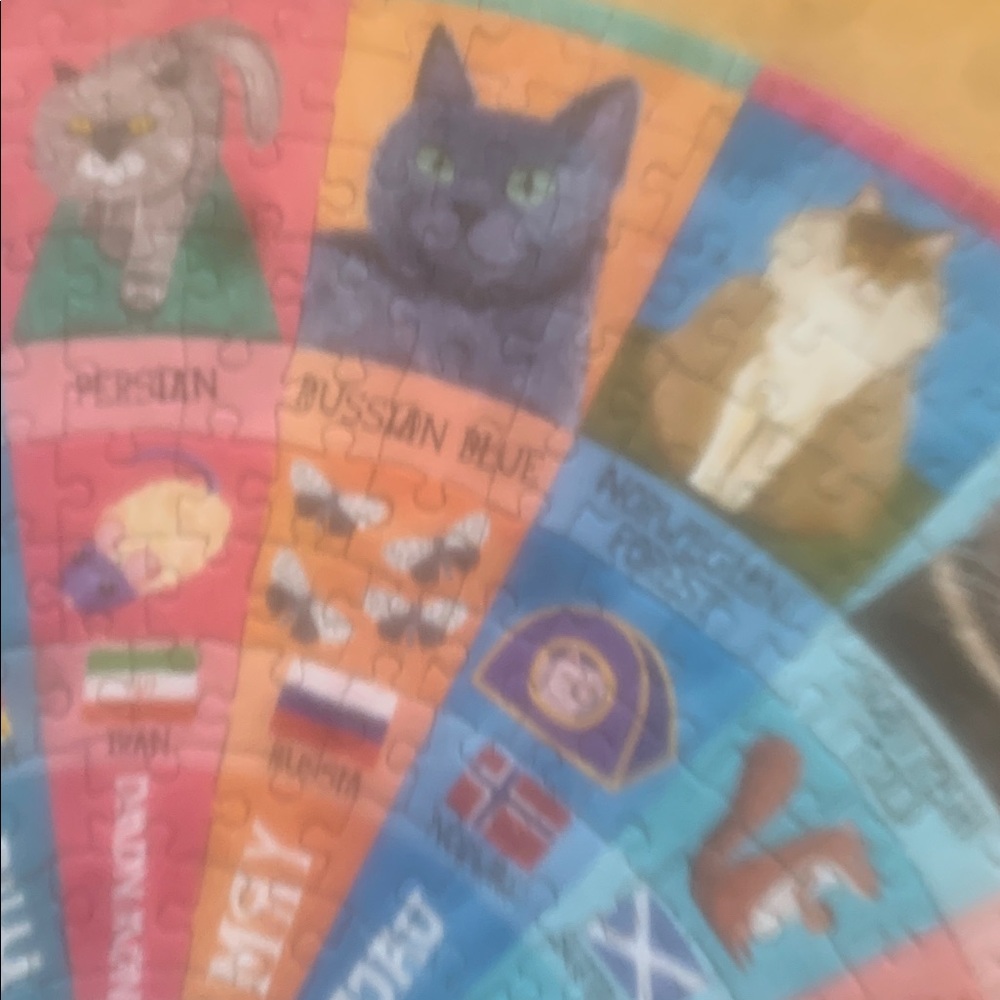 Puzzle by eeboo. 500ct. Cats of the World. - Picture 9 of 12